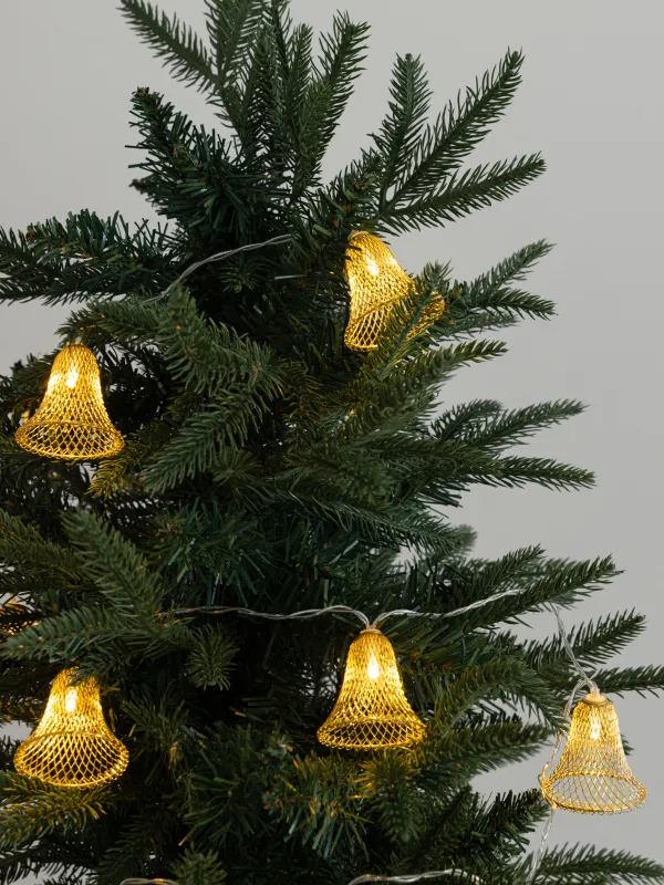 Гирлянда декоративная, 1,35 м, с подсветкой, 10 ламп, Christmas, image-0