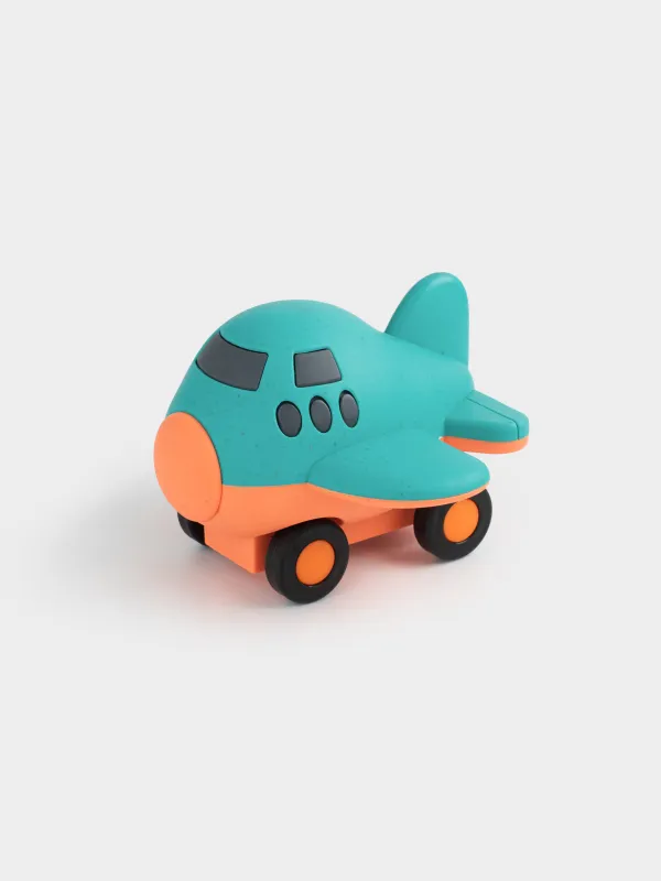 Игрушка, 6х8 см, пластик, оранжевая, Самолет, Traffic, image-4