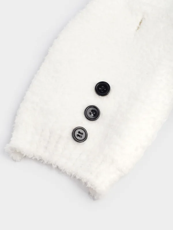 Свитер для животных, 25 см, р. XS, с капюшоном, полиэстер, белый, Снеговик, Fashion pet, image-4