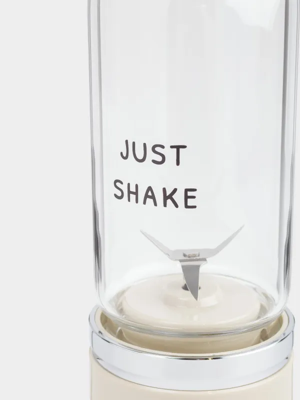 Блендер персональный, 380 мл, 67 Вт, портативный, заряжаемый, стекло/пластик, мокко, Handy, image-3