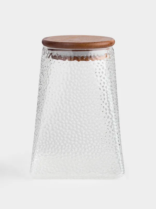 Банка для сыпучих продуктов, 950 мл, Relli wood, image-0