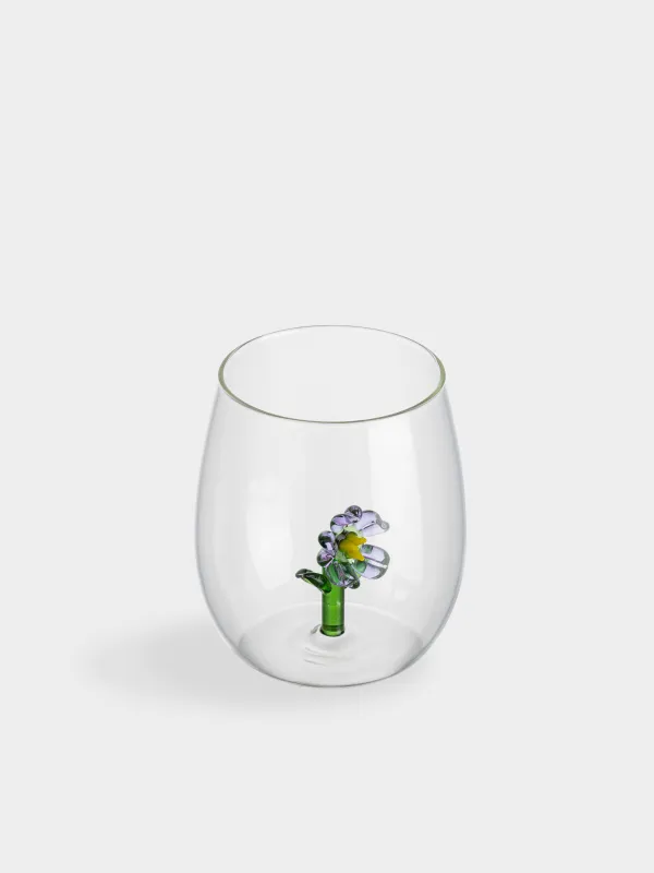 Стакан, 9 см, 500 мл, стекло Б, Цветок, Shape, image-1