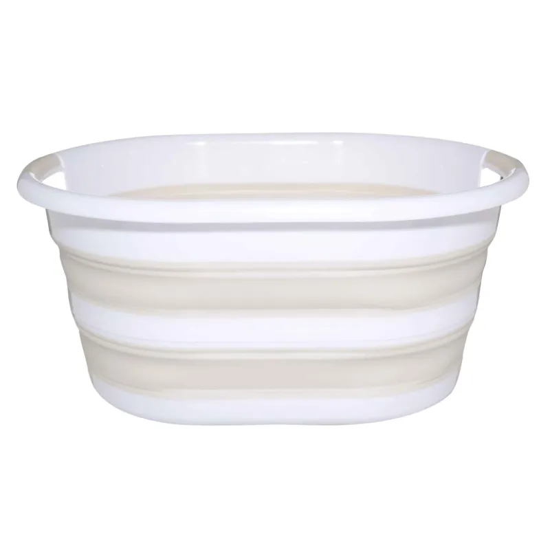 Таз складной, 24 л, резина/пластик, серый, Foldaway