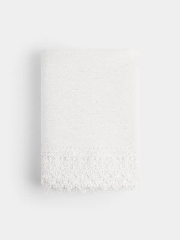 Скатерть, 160х160 см, с люрексом и кружевом, Lace lurex, image-5