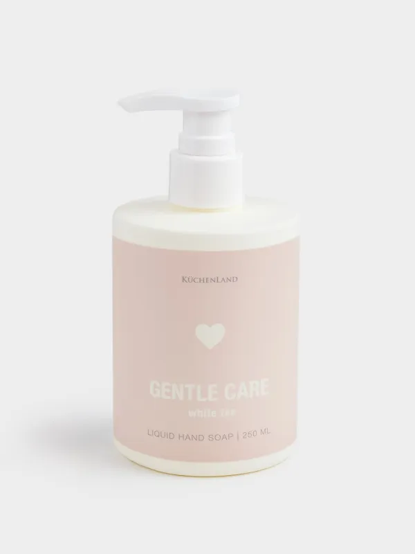 Мыло жидкое для рук, 250 мл, увлажняющее, Белый чай, Gentle care, image-0