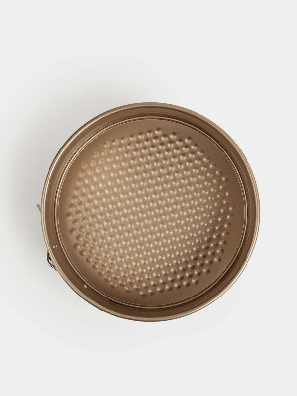 Форма для выпечки, 22 см, разъемная, с покрытием, сталь, медная, Resto clip, image-7