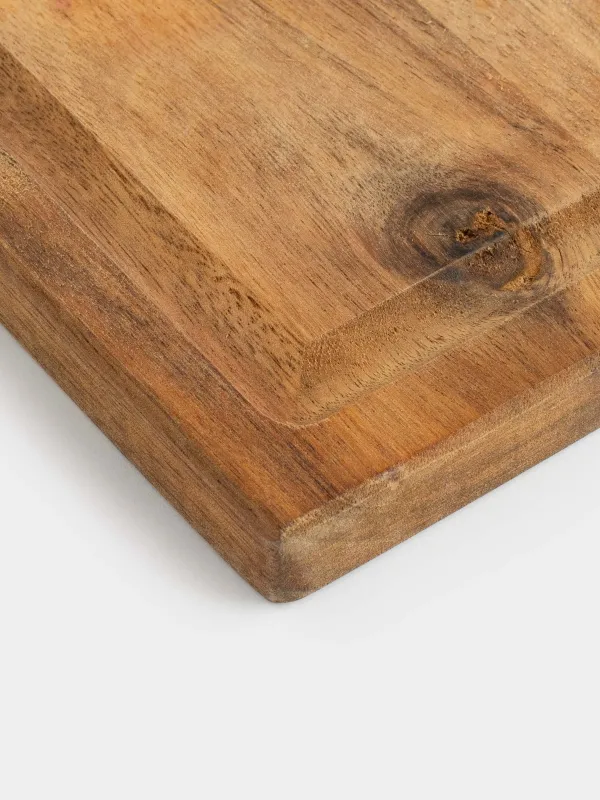 Доска разделочная, 33х23 см, прямоугольная, дерево, Noble tree, image-2