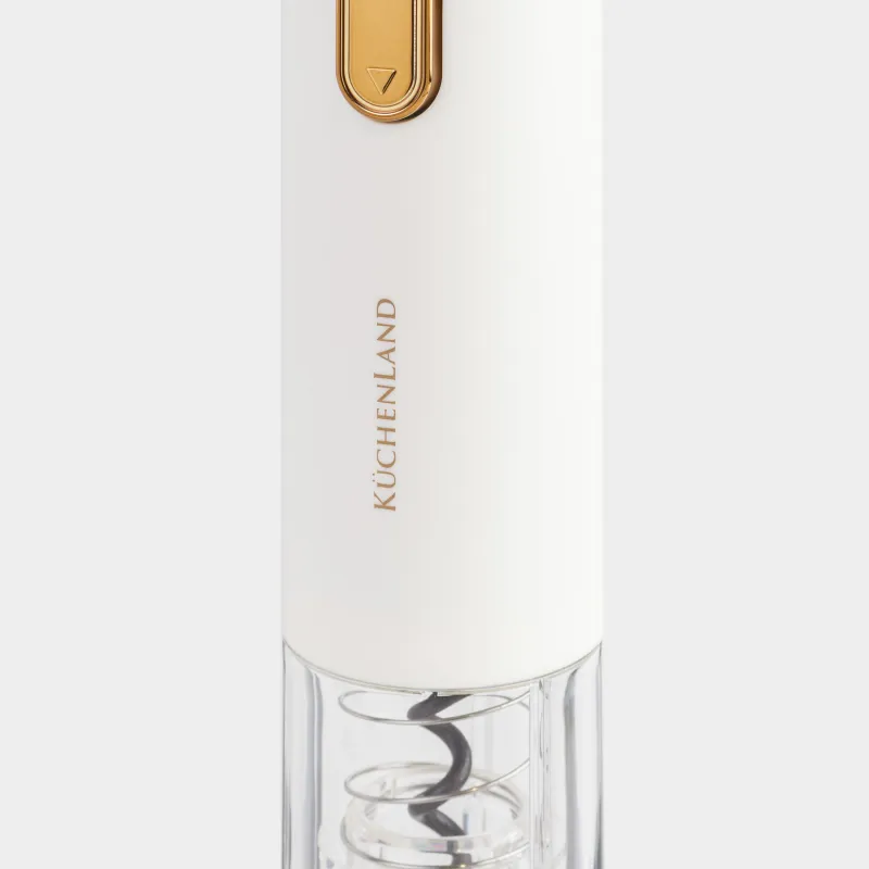 Штопор электрический, 23 см, пластик, LED B, молочный, Bar, image-1