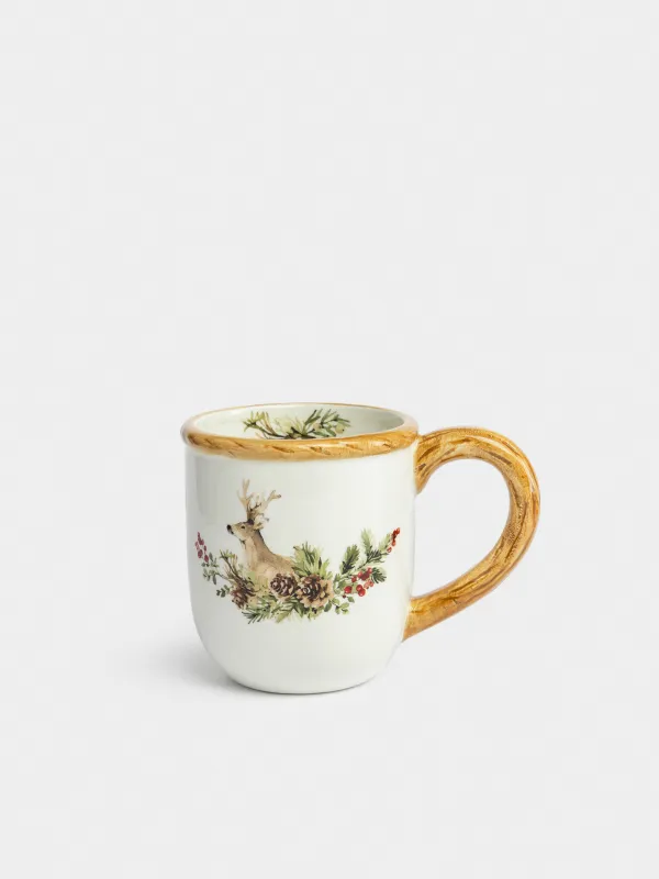 Кружка, 350 мл, Олень и ягоды, Berries&deer, image-0
