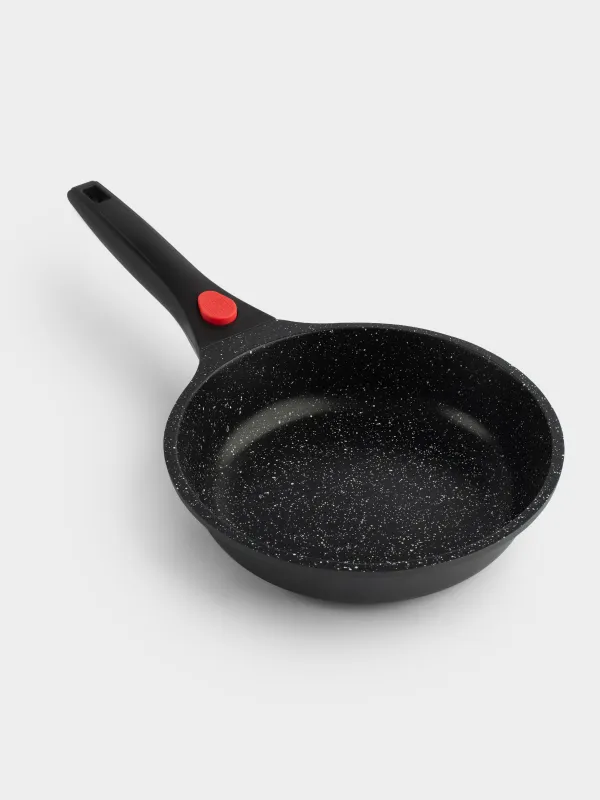 Сковорода, 20 см, съемная ручка, с покрытием, Solution Red 2, image-1
