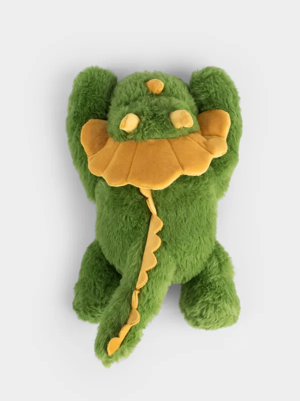 Игрушка, 30 см, мягкая, полиэстер, зеленая, Динозавр, Dino, image-4