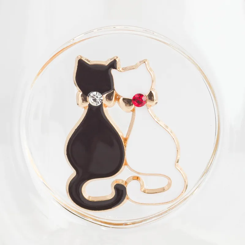 Кружка, 470 мл, с ложкой, Коты, Lux elements, image-5