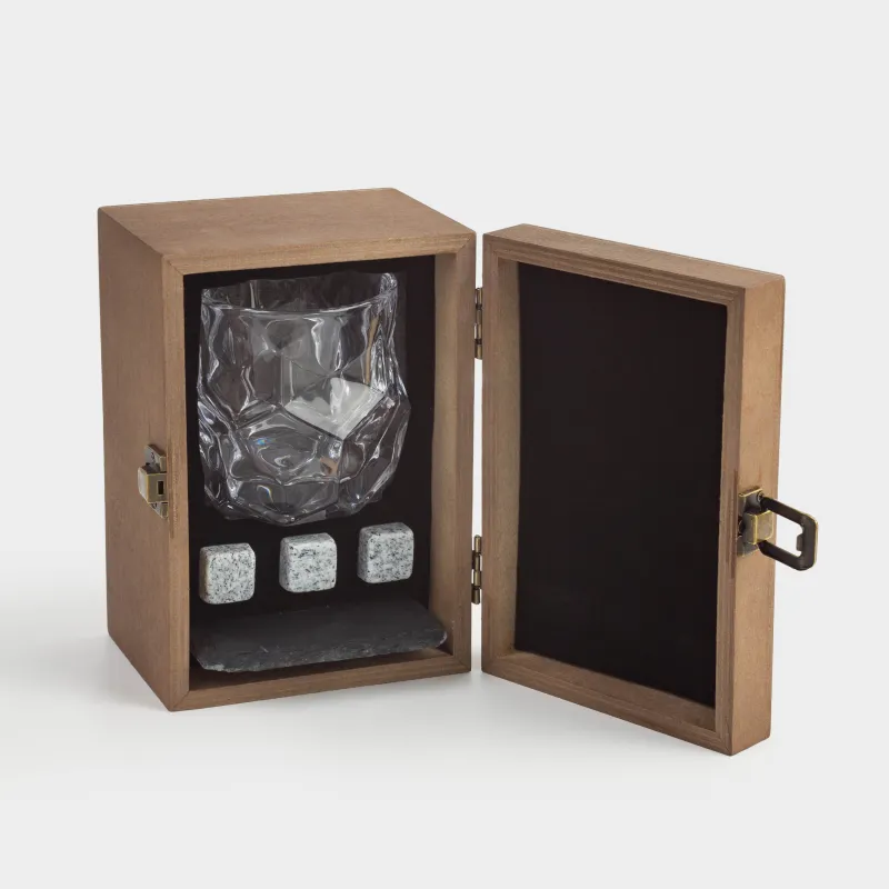 Набор для виски, 1 перс, 5 пр, в коробке, стакан/кубики/подставка, стекло/мрамор/сланец, Bar, image-7