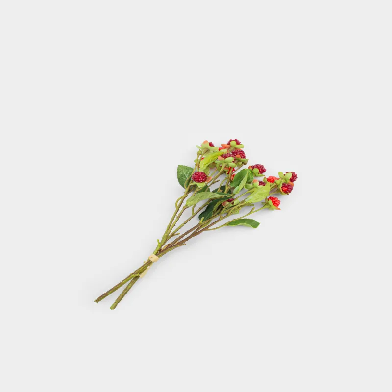 Букет искусственный, 30 см, пластик/полиэстер, Малина, Fruit decor, image-2