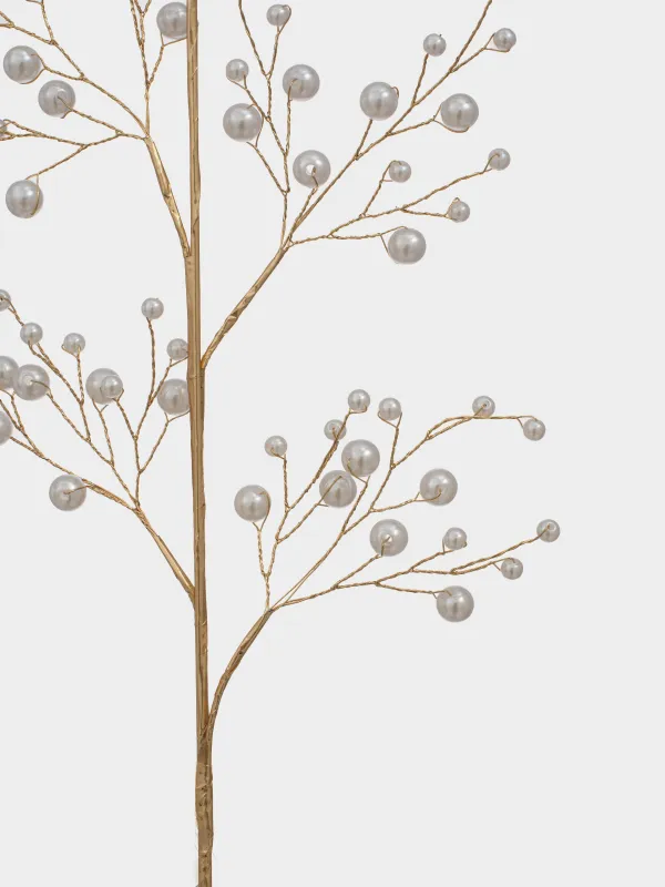 Ветка декоративная, 25 см, Жемчужины, Balls decor, image-1