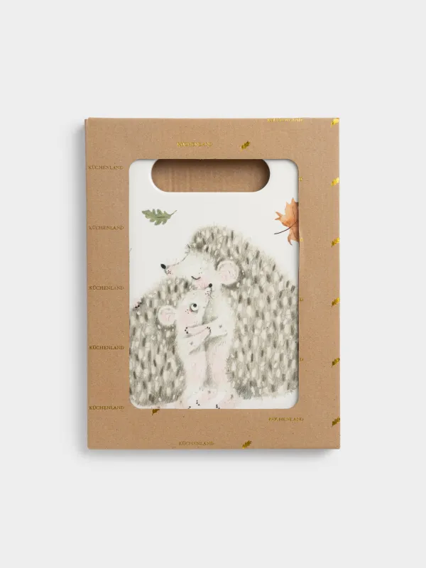 Подставка под горячее, 18х24 см, Ежи, Forest hedgehogs, image-4