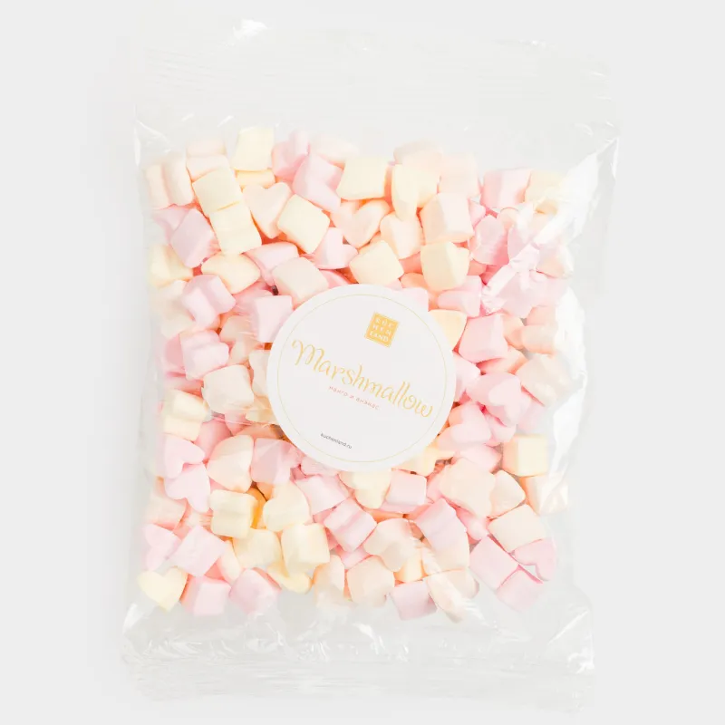 Маршмеллоу, 70 гр, фигурное, Манго/Ананас, Сердечки, Sweet life