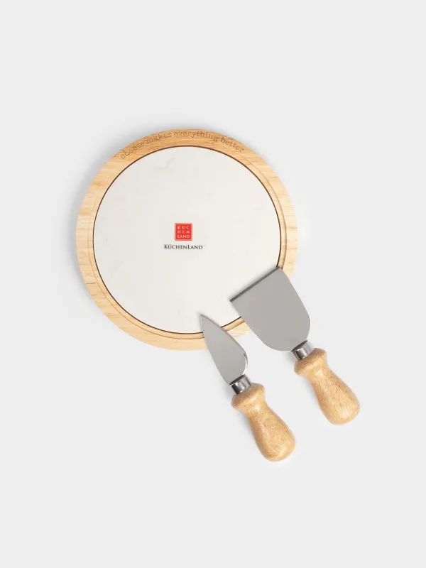 Набор для сыра, 4 предмета, Marble, image-2