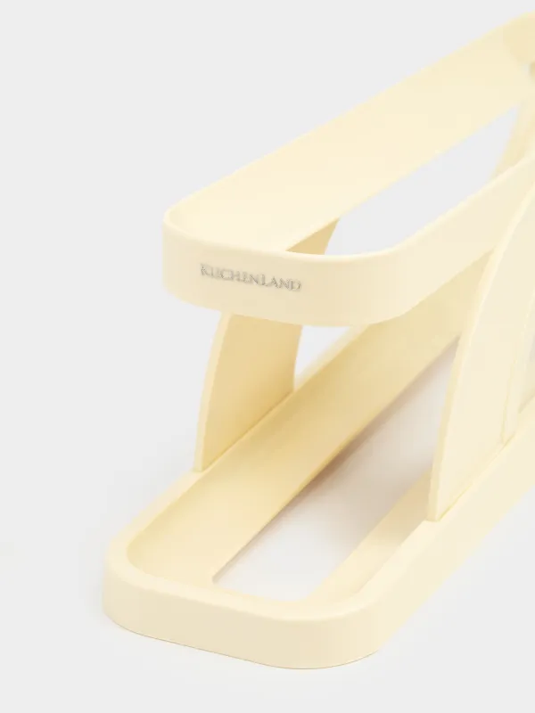 Органайзер под яйца, 36х11 см, для холодильника, 2 уровня, пластик, молочный, Regular, image-3