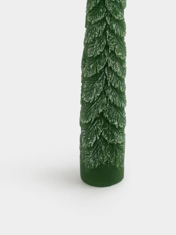 Свеча, 25 см, 2 шт, тонкая, зеленая, Ель, Fir candle, image-3