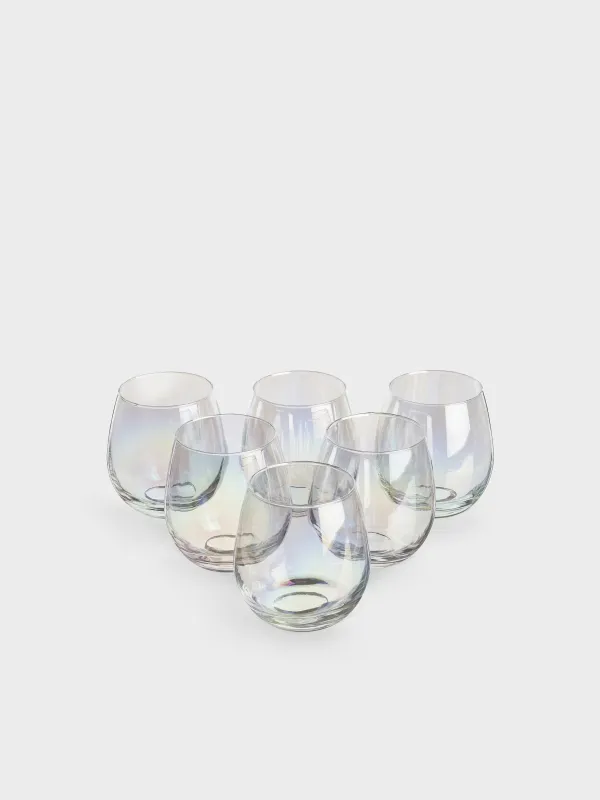 Стакан, 460 мл, 6 шт, с перламутром, Floyd polar, image-1