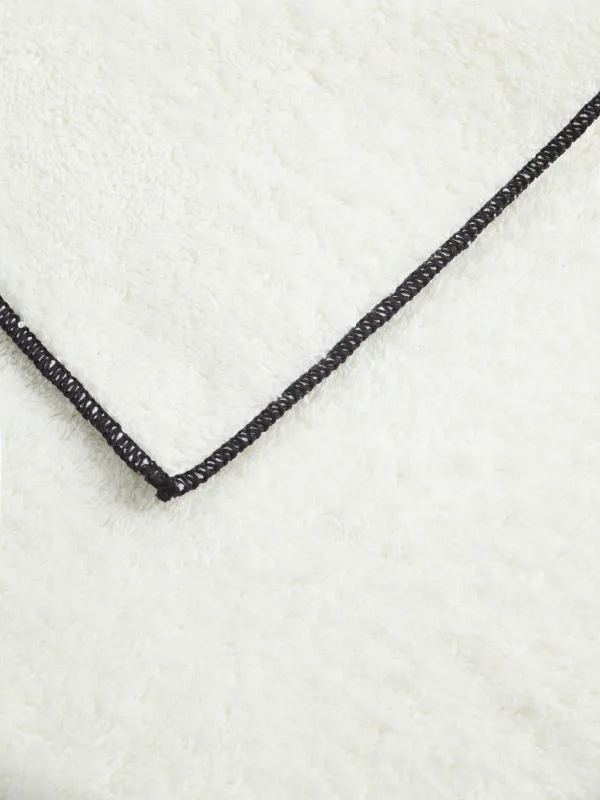 Полотенце, 50х90 см, хлопок, бежевое, Черный кант, Frotte cotton, image-3