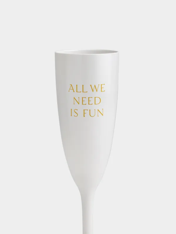 Бокал для шампанского, All we need is fun, Course, image-1