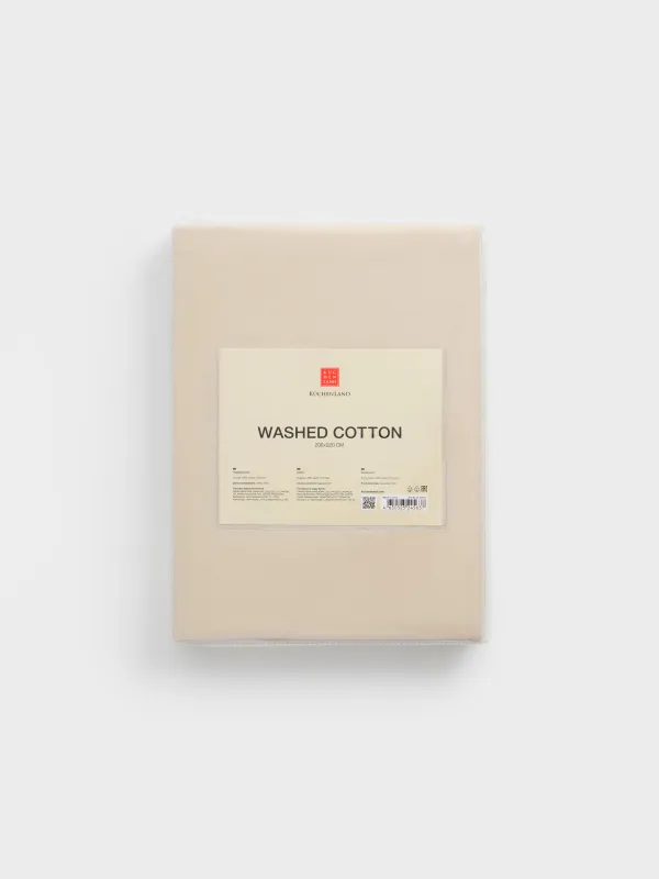 Пододеяльник, вареный хлопок, Washed cotton, image-3
