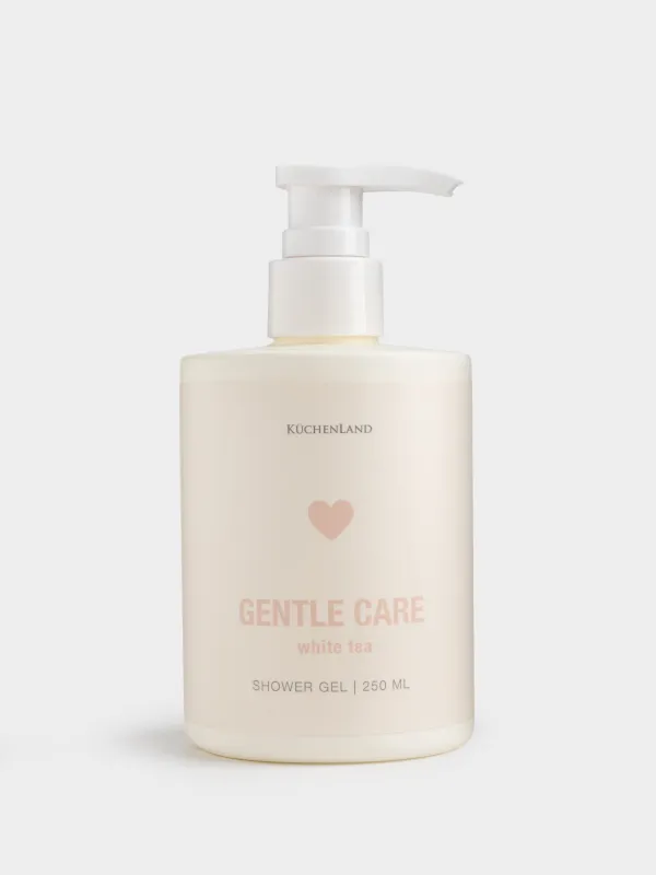 Набор косметический, 2 пр, гель для душа/мочалка для мытья тела, White tea, Gentle care, image-2