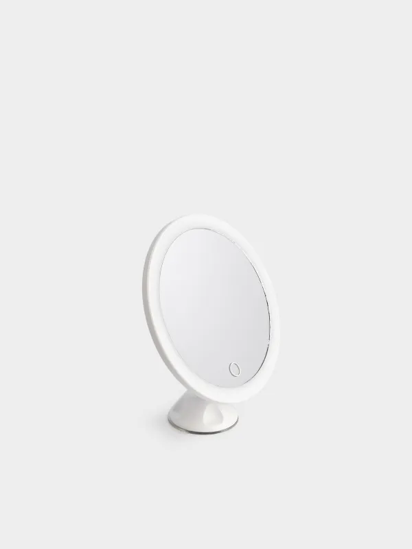 Зеркало подвесное, увеличительное, с подсветкой, на присоске, Mirror, image-0