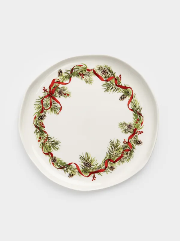 Сервиз обеденный, 6 перс, 12 пр, фарфор N, белый, Шишки и рябина, Rowan delice, image-2