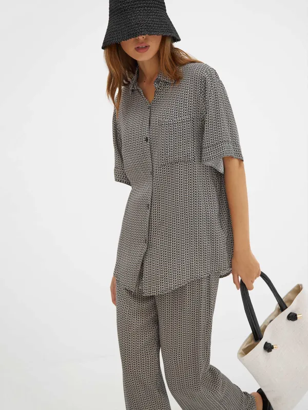 Сумка-шоппер, 35х38 см, на магнитном замке, канвас, бежевая, Solo, image-3