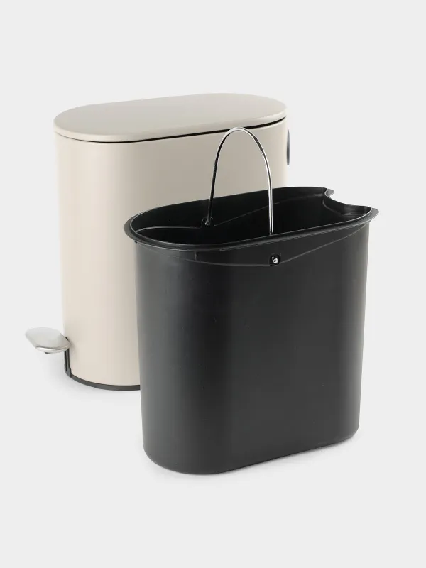 Емкость для мусора, 5 л, с педалью, Giza, image-7