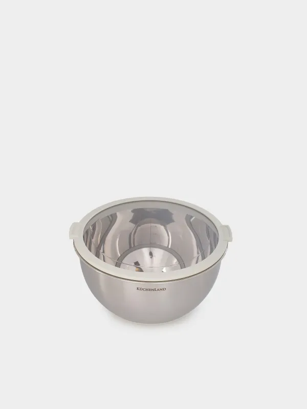 Миска, 2 шт, с крышкой, антискользящее дно, Terra new, image-1