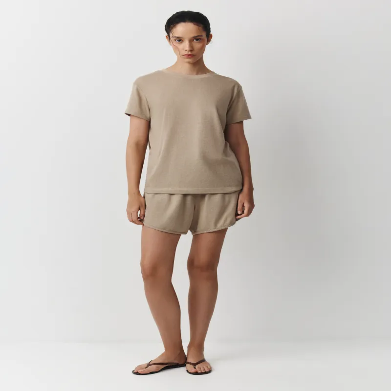 Футболка женская, бежевая, Hannah, image-4