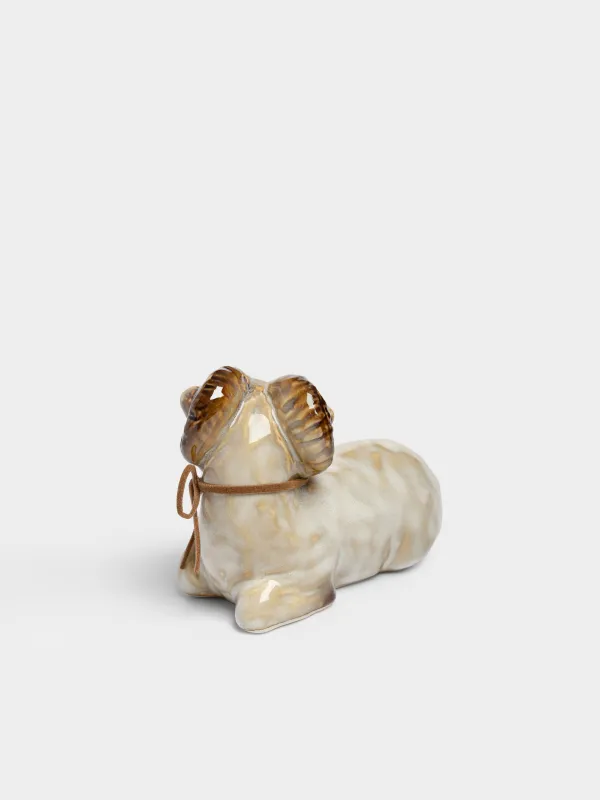 Статуэтка, 8 см, Баран, Sheep beige, image-2