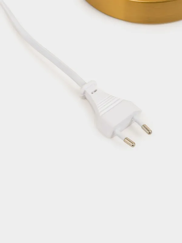 Светильник настольный, 59 см, металл/полиэстер, бежево-золотистый, Impulses light, image-3