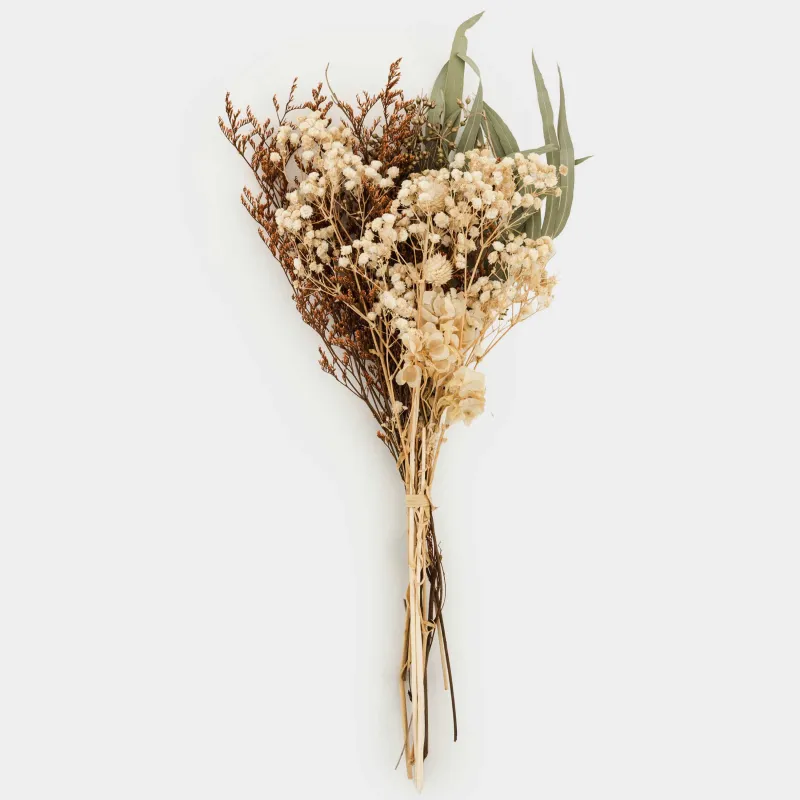 Букет декоративный, 55 см, сухоцветы, Травы и цветы, Dried flower, image-1