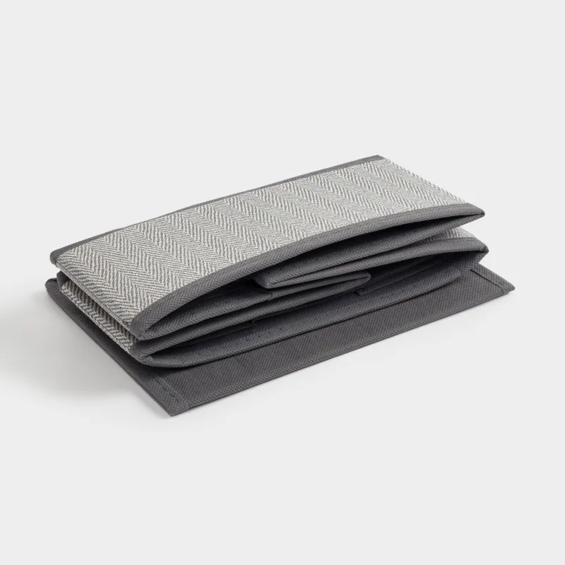 Органайзер-разделитель для ящиков, 32х24 см, 12 отд, текстиль, серый, Pedant new, image-6