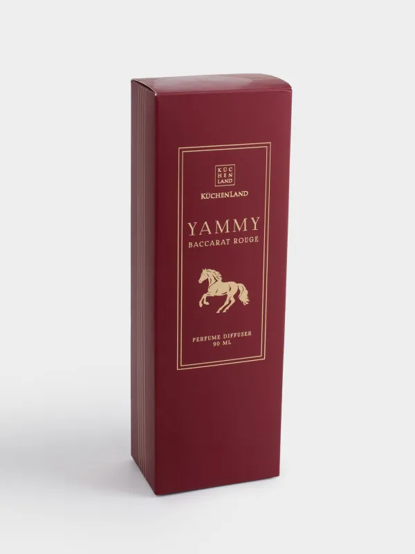 Ароматический диффузор, 90 мл, с подвеской, красный, Baccarat rouge, Лошадка, Yammy, image-4