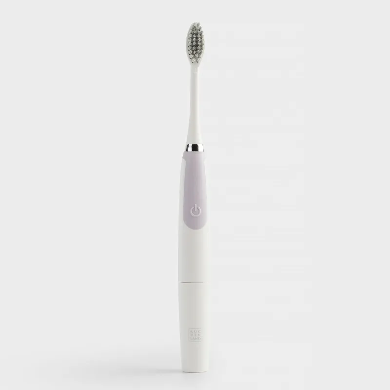 Щетка зубная, электрическая, 1 режим, 3 насадки, сиреневая, Manny