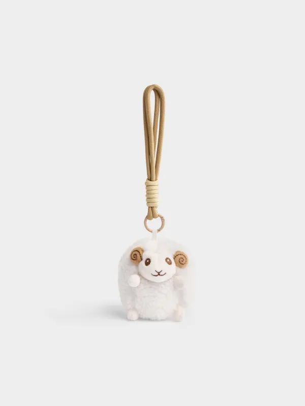 Игрушка-брелок, 8 см, мягкая, Овечка, Keychain lamb, image-0