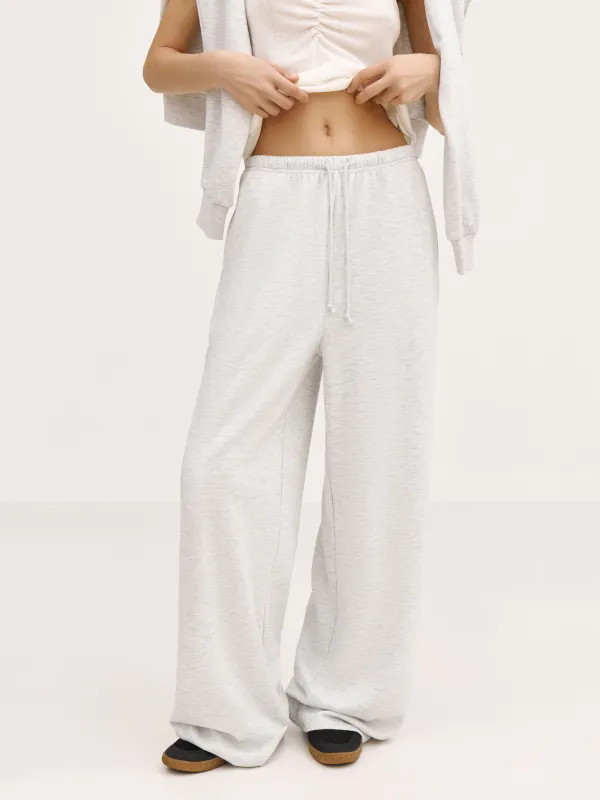 Брюки домашние, светло-серые, Jodie, image-1