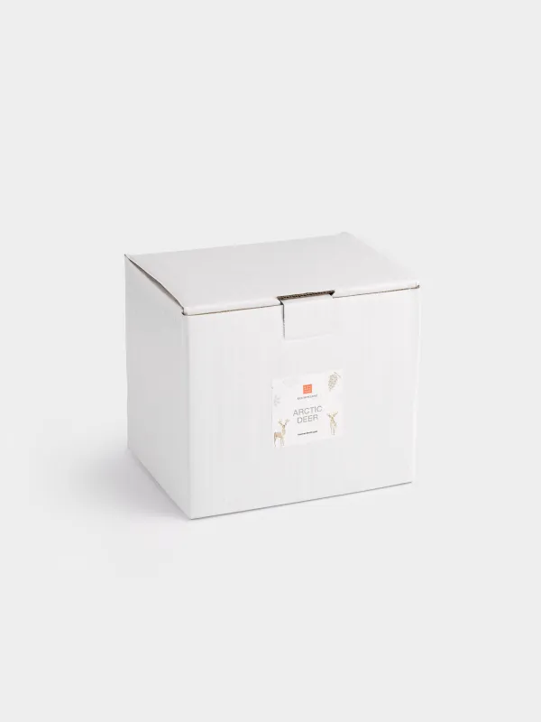 Подсвечник, 13x10 см, для чайной свечи, Олень, Arctic deer, image-5