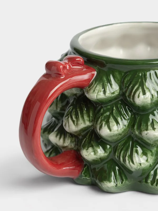 Кружка, 480 мл, Елка с бантом, Christmas traditions, image-2