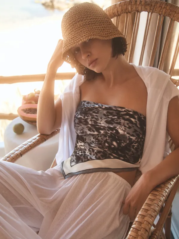 Панама, 57 см, единый размер, целлюлоза, песочная, Banjo, image-6