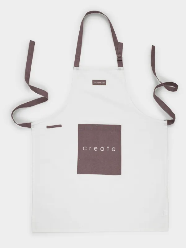 Фартук, 70х85 см, хлопок, бежевый, Create, Unione, image-0