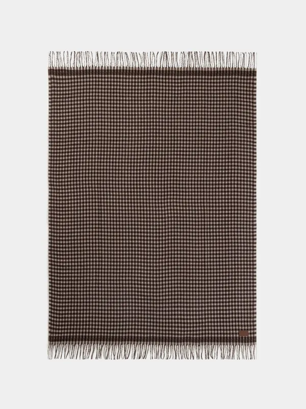 Плед, 130х170 см, с бахромой, Клетка, Checkered, image-3