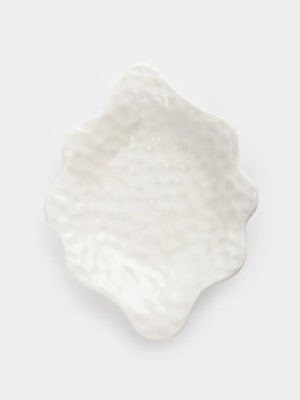 Пара чайная, 1 перс, 2 пр, 310 мл, фарфор P, белая, Мятый эффект, Crumple, image-3