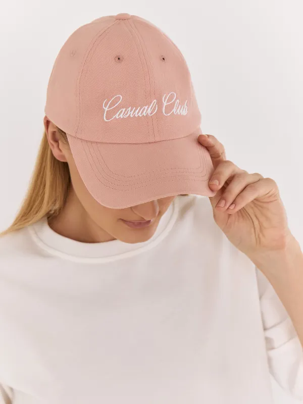 Бейсболка, 57 см, единый размер, хлопок, розовая, Casual club, Shore, image-6